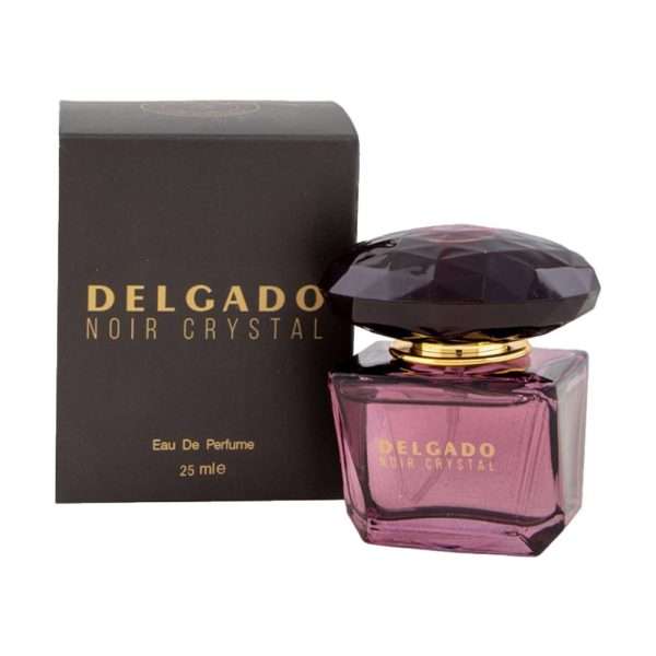 عکس دقیق عطر مینی ورساچه کریستال نویر دلگادو ۲۵ml – رایحه‌ای لوکس و ماندگار برای مشاهده