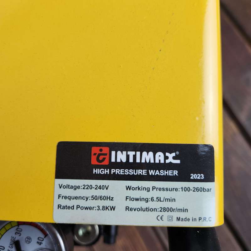 کارواش صنعتی اینتیمکث کد 260 بار