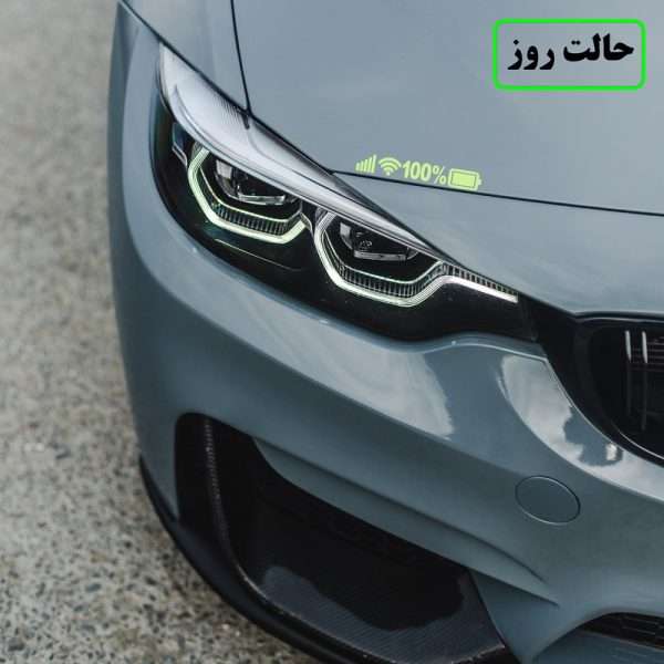 برچسب بدنه خودرو مدل شب تاب طرح نوتیفیکیشن کد CK