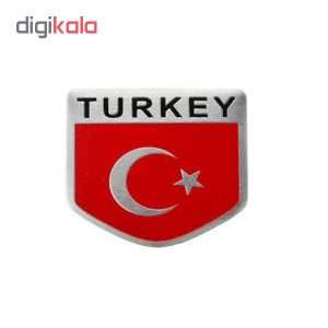 آرم خودرو طرح پرچم ترکیه مدل DAN607 – تزیینات بدنه خودرو