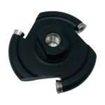 عکس دقیق چوب ساب الماسه سه تیغ – ابزار برش حرفه‌ای برای مشاهده