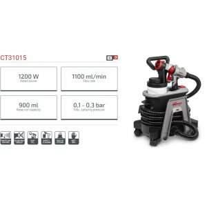پیستوله برقی کرون مدل CT31015، ابزار قدرتمند رنگ‌آمیزی