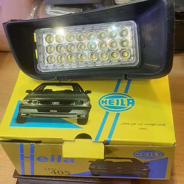 چراغ مه شکن جلو هلا مدل دی لایت دار مناسب برای پژو 405 بسته 2عددی