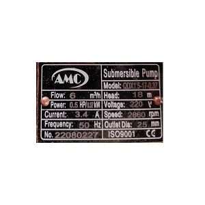 پیش‌نمایش پمپ کف کش 0.5 اسب بخار ای ام سی مدل QDX1.5-17-0.37 – ابزار آلات برتر