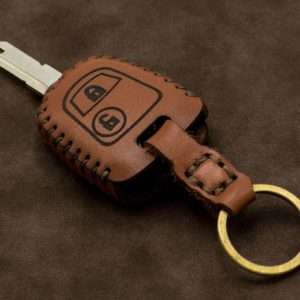 پیش‌نمایش جاسوئیچی چرم طبیعی پژو 206 و 207 – کد CT-013