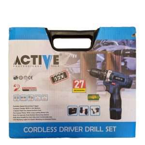 پیچ گوشتی شارژی اکتیو تولز مدل AC-2812BM – بسته ۲۷ عددی - نمای کلی