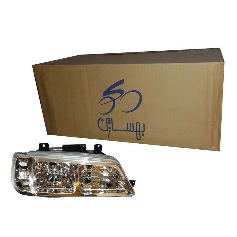 پیشنمایش چراغ جلو خودرو بهسازین کد 00405 مناسب پژو 405 – بسته 2 عددی