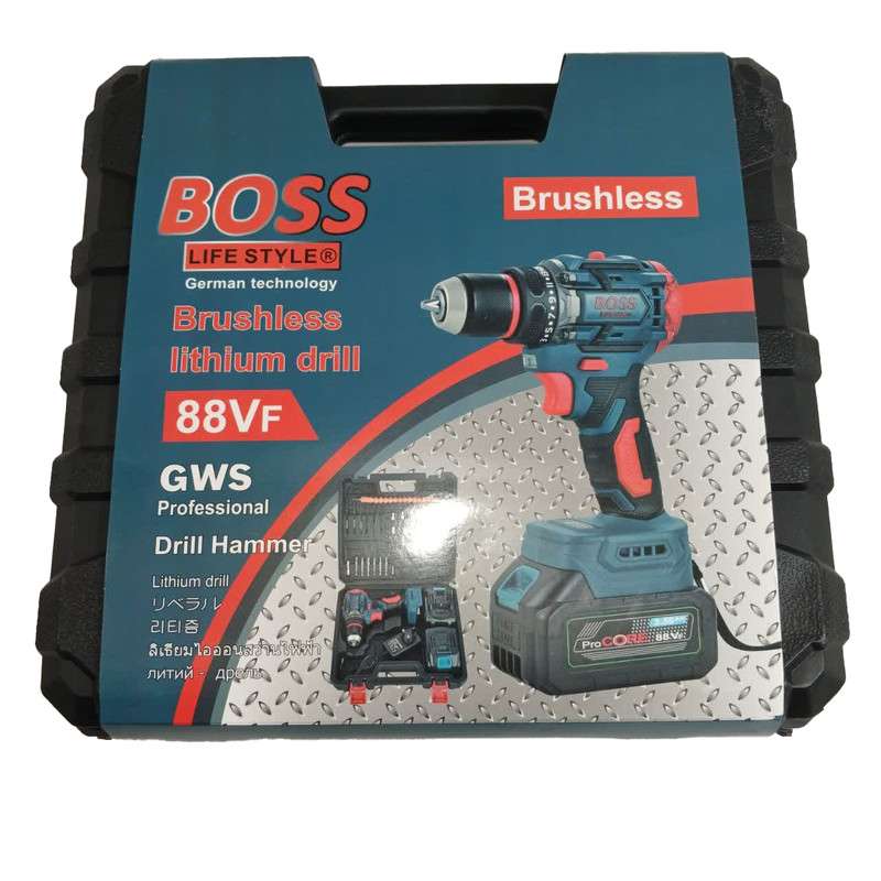 پیچ گوشتی شارژی باس مدل -brushless مجموعه 29 عددی