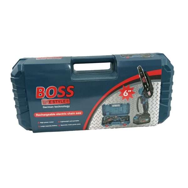 اره زنجیری شارژی باس مدل 15cm-dual-battery