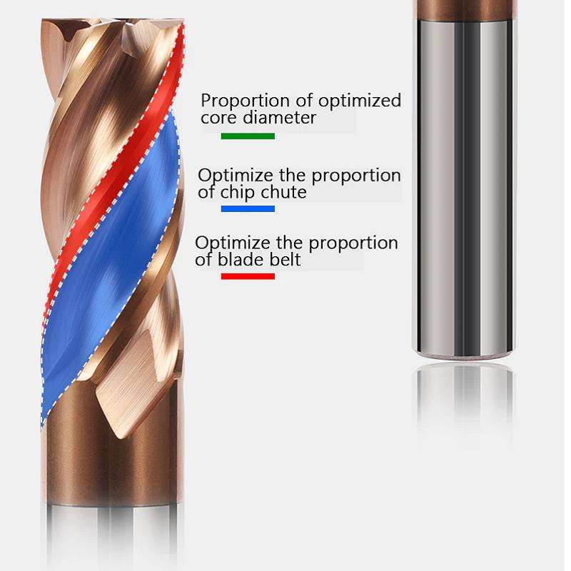 مته فرز الماسه مدل 55 HRC سایز 6 میلیمتر