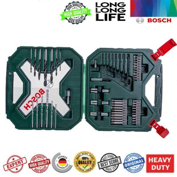 مته و سرپیچ گوشتی بوش مدل X-Line کد PRO 2607010611 مجموعه 60 عددی