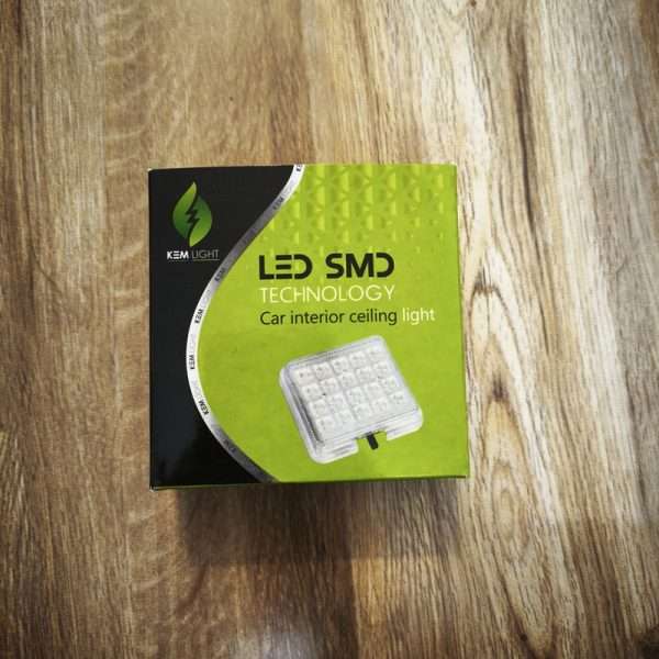 چراغ سقف و صندوق خودرو کم لایت مدل P2107 مناسب برای پراید مجموعه 2 عددی