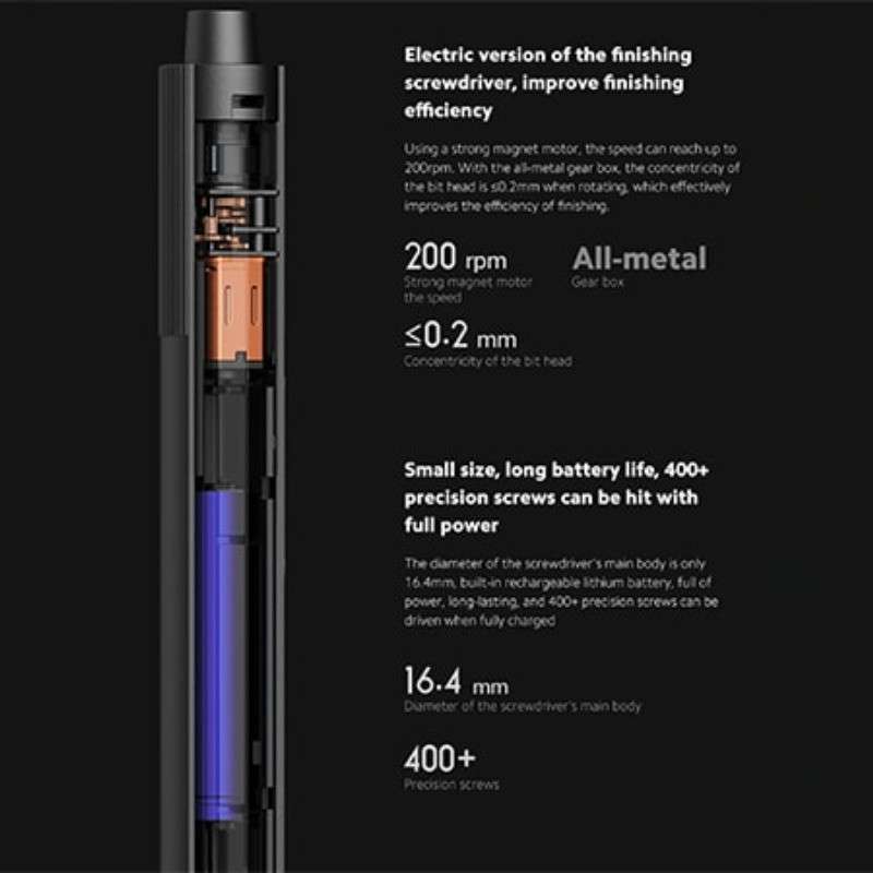 پیچ گوشتی شارژی میجیا مدل MJDDLSD003QW مجموعه 25 عددی