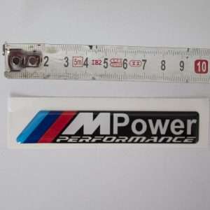 برچسب خودرو ژله‌ای مدل M-Power-B | طرح خاص و مقاوم