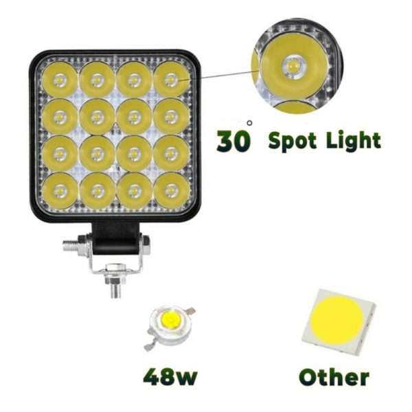 پرژکتور خودرو مدل آفرودی 12V 48W