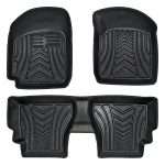 نمایی از کفپوش سه بعدی پانیذ مدل پشت نمدی TAT N1 برای پراید صبا