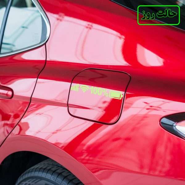 برچسب بدنه خودرو مدل شب تاب طرح نوتیفیکیشن کد CK