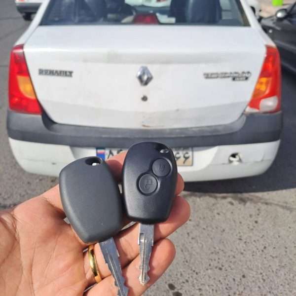 کاور ریموت و سوئیچ خودرو یونیورس اکسسوری مدل UNIVERSE-RENAULT-SANDRO-L90 مناسب برای ال نود
