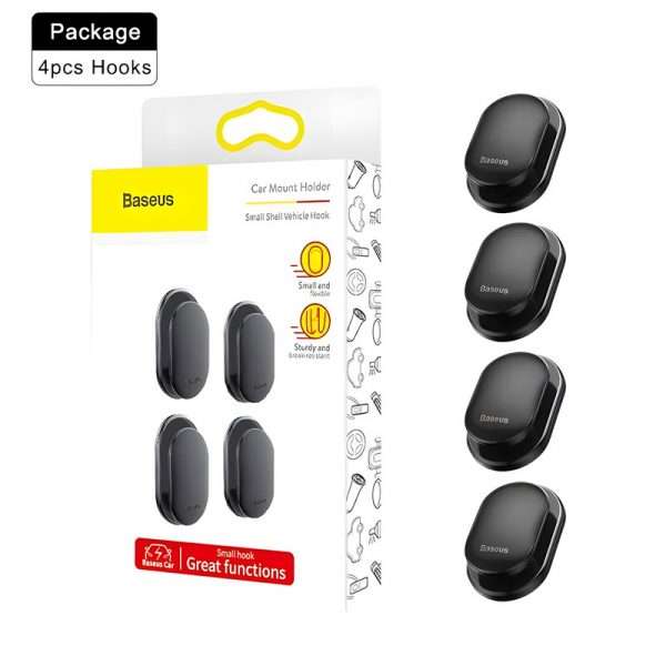 پد نگهدارنده اشیاء داخل خودرو بیسوس مدل B-Shell بسته 4 عددی