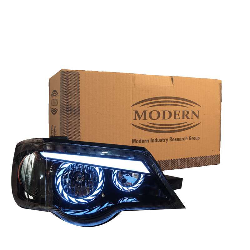 عکس دقیق چراغ جلو خودرو Angry-B-W مناسب پراید 111 و 132 – بسته دو عددی برای مشاهده