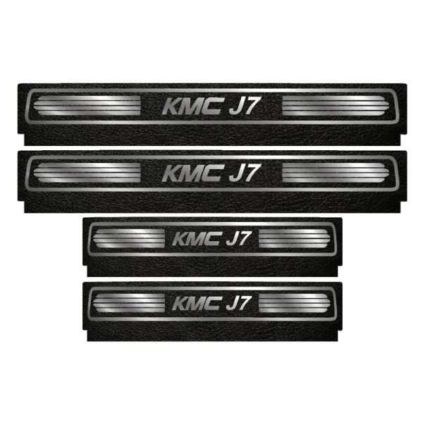 برچسب پارکابی خودرو لندمون کد LM239 MS مناسب برای کی ام سی J7 مجموعه 4 عددی به همراه جا کلیدی