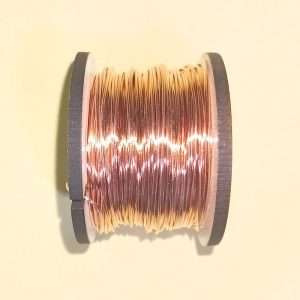 نمایی از سیم مسی بدون روکش ۰.۶ میلی‌متر – ۱۰۰ گرم