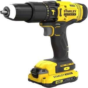 عکس دقیق دریل پیچ گوشتی شارژی استنلی مدل چکشی – ابزار قدرتمند و چندکاره برای مشاهده