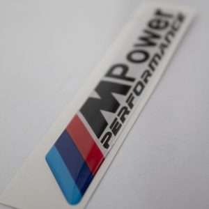 برچسب خودرو ژله ای M-Power-W | جذاب و مقاوم - نمای کلی