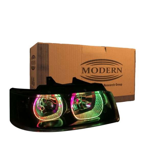 چراغ جلو خودرو گروه پژوهش صنعت مدرن مدل 3D-U-B فولکالر مناسب برای سمند بسته دو عددی