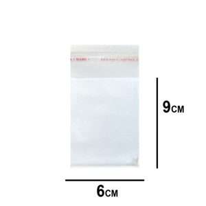 تصویر محصول: پلاستیک بستهبندی لبه چسبدار 6.9 | بسته 50 عددی