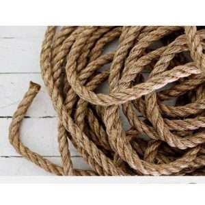 نمایی از طناب کنفی بستهبندی K7mm 100 متر — مقاوم و انعطافپذیر