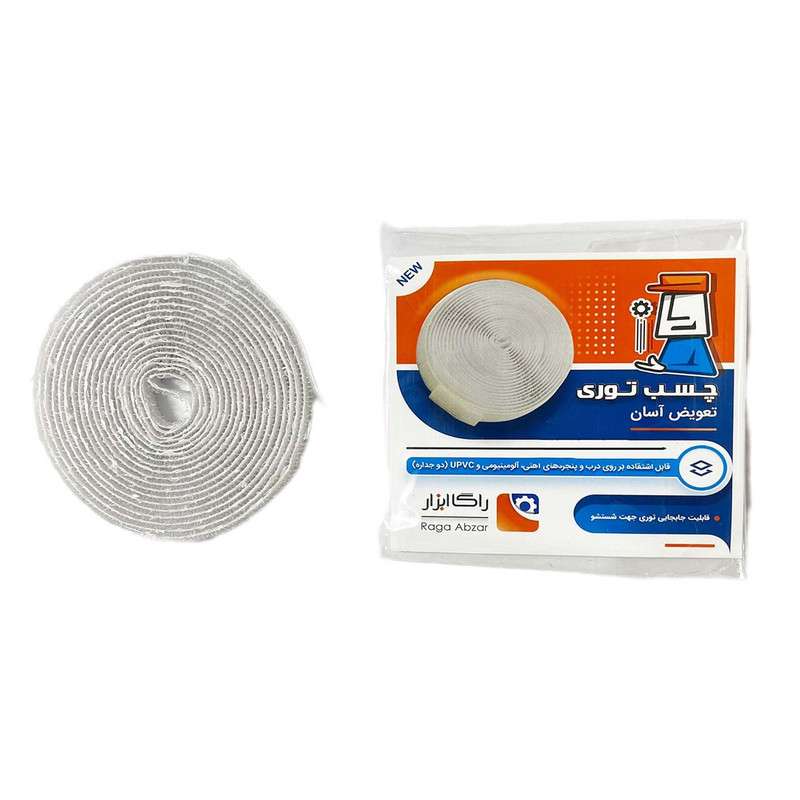 چسب توری پنجره راگا ابزار مدل پرزدار بسته 2 عددی
