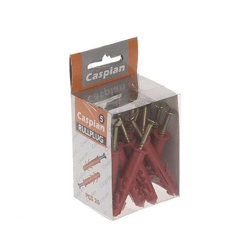 عکس دقیق پیچ و رول پلاک کاسپین مدل D456 بسته 60 عددی | ابزار آلات حرفهای برای مشاهده