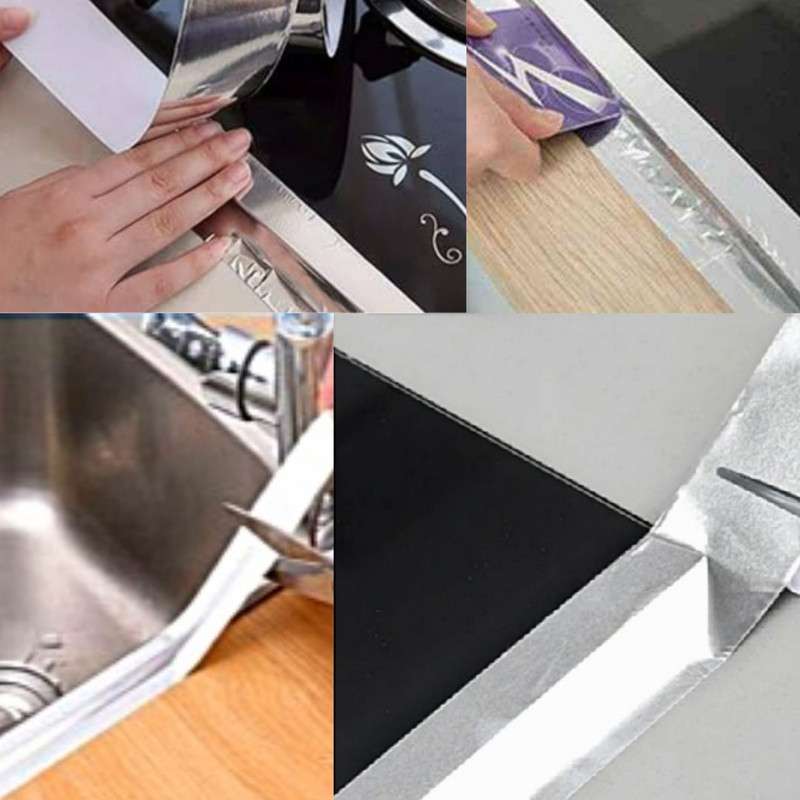 چسب آلومینیوم مدل آشپزخانه نسوز عرض 5 سانتی متر بسته چهار عددی