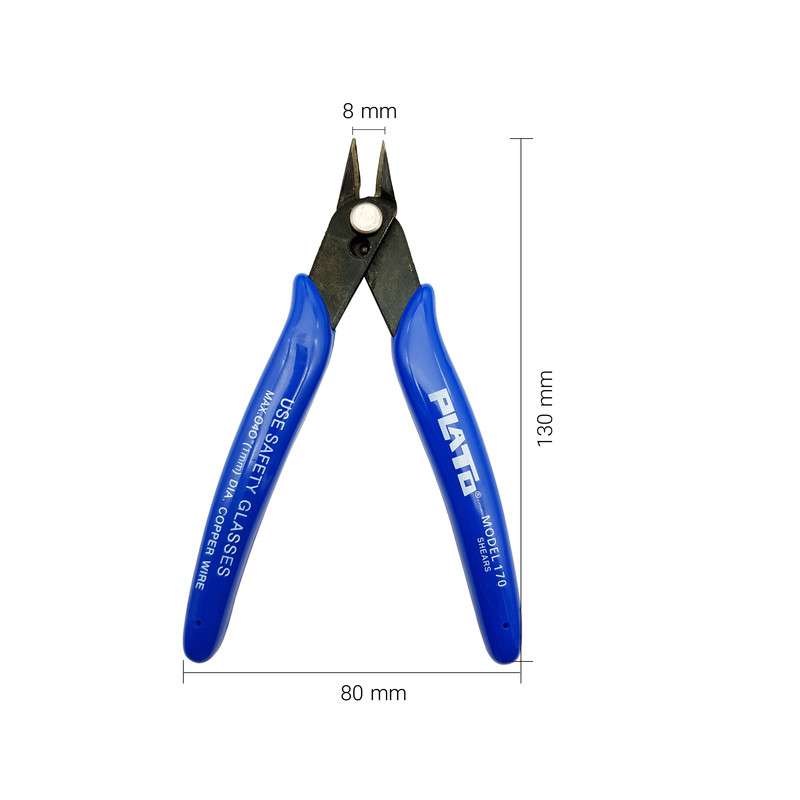 نمایی از انبر کف چین پلاتو مدل 170 سایز 5 اینچ – ابزار حرفهای و دقیق