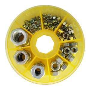 پیشنمایش مهره هامر مدل شش ضلعی آهنی – بسته 100 عددی