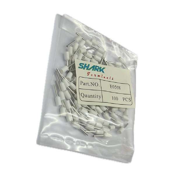 عکس دقیق وایرشو شارک E0508 – بسته 100 عددی، بهترین ابزار برای اتصالات برقی برای مشاهده