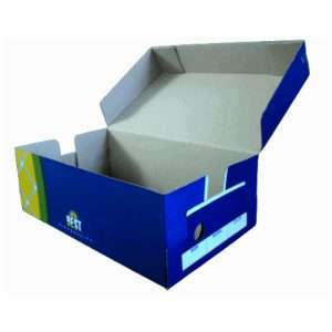 جعبه بسته‌بندی کفش مردانه – 10 عددی، مقاوم و کاربردی - نمای کلی