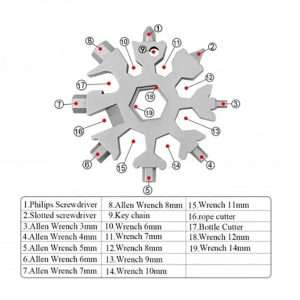 عکس دقیق آچار همه کاره دانه برفی مدل 1396 – ابزار چندکاره حرفه‌ای برای مشاهده