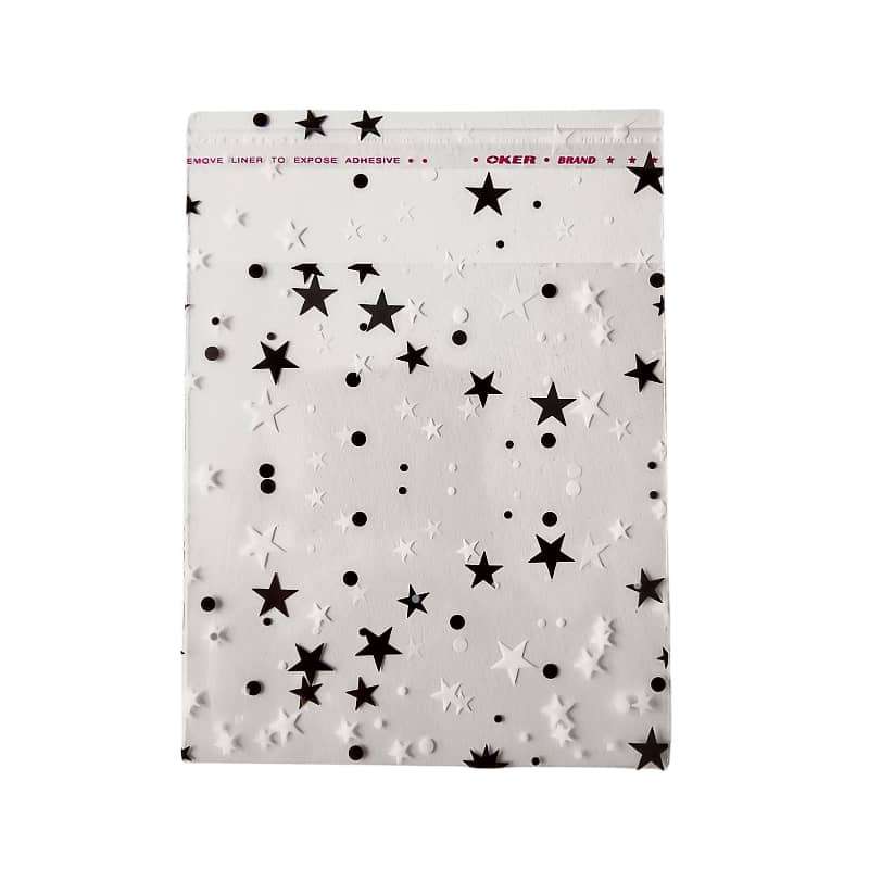 نمایی از سلفون بسته بندی طرح ستاره ۷x۷ – بسته ۵۰ عددی