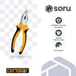 پیشنمایش انبردست دینگشی مدل 21108 سایز 8 اینچ – ابزار حرفهای و مقاوم