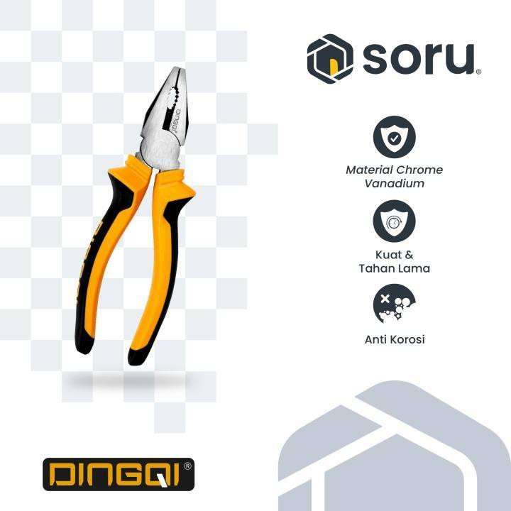 پیشنمایش انبردست دینگشی مدل 21108 سایز 8 اینچ – ابزار حرفهای و مقاوم